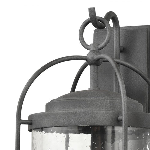 Elk Catalonia 24 Inch High 3 Light Outdoor Sconce in Distressed Zinc Model: 69731/3