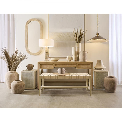 Elk Causeway Bench in Off White Model: S0075-9990