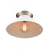 Elk Cavendish 16 Inch Wide 1 Light Semi Flush Mount Brushed Nickel Model: 89993/1