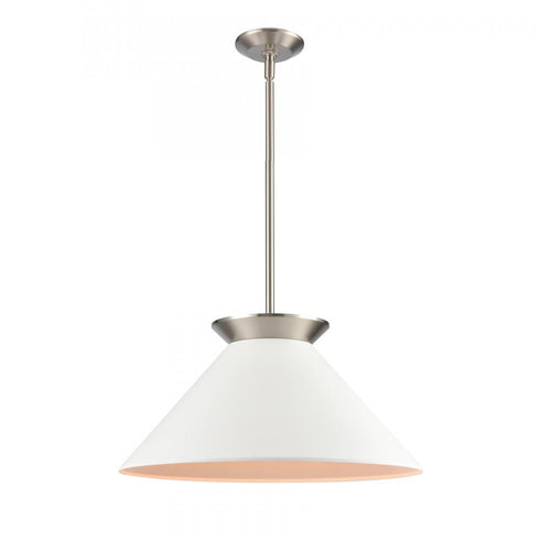 Elk Cavendish 20'' Wide 1 Light Pendant Brushed Model: 89994/1
