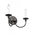 Elk Cecil 14 Inch Wide 2 Light Vanity Light Matte Black Model: 89731/2