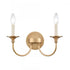 Elk Cecil 14 Inch Wide 2 Light Vanity Light Natural Brass Model: 89721/2