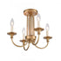 Elk Cecil 16 Inch Wide 4 Light Semi Flush Mount Natural Brass Model: 89723/4