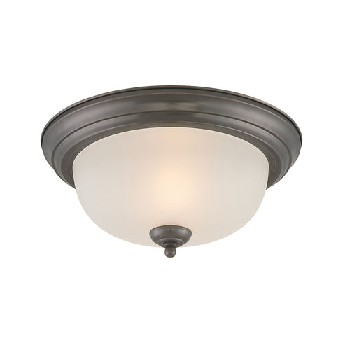 Elk Ceiling Essentials FLUSH MOUNT in Painted Bronze Finish Model: SL878115
