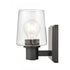 Elk Celia 5 Inch Wide 1 Light Vanity Light in Matte Black Model: 81640/1