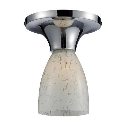 Elk Celina 1 Light SEMI FLUSH MOUNT in Polished Chrome Finish Model: 10152/1PC-SW