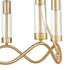 Elk Celsius CHANDELIER in Satin Brass Finish Model: H0018-8564