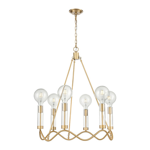 Elk Celsius CHANDELIER in Satin Brass Finish Model: H0018-8564