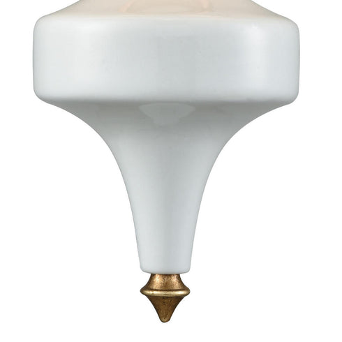 Elk Ceramique SCONCE in Antique Gold Leaf Finish Model: 33050/1