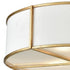 Elk Ceramique SEMI FLUSH MOUNT in Antique Gold Leaf Finish Model: 33052/3