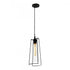 Elk Cere 6.75 Inch Wide Outdoor Pendant in Matte Black Model: 1243-MB-CL