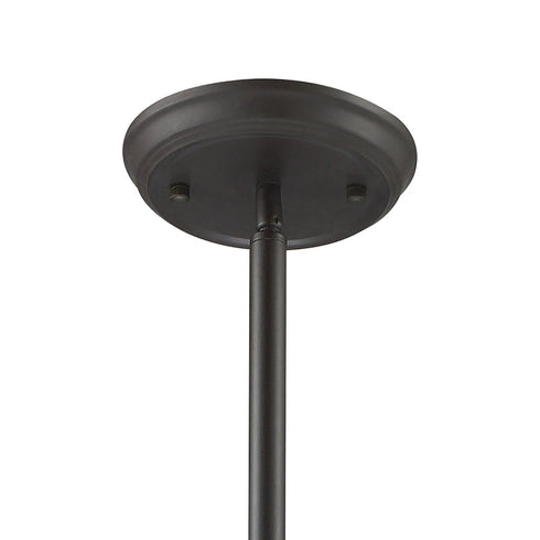Elk Chadwick 1 Light PENDANT in Matte Black Finish Model: 66636-1