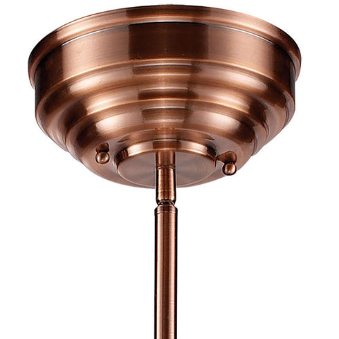 Elk Chadwick ISLAND LIGHT in Antique Copper Finish Model: 66145-3