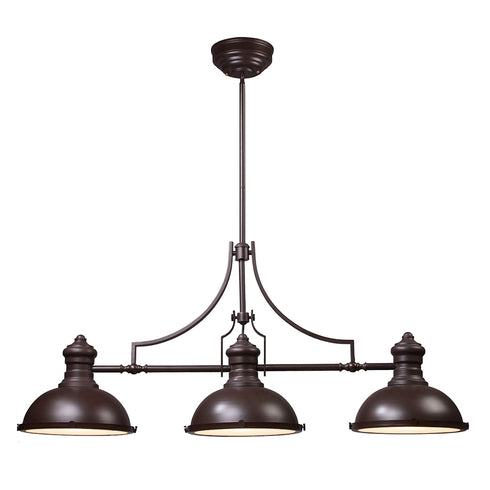 Elk Chadwick ISLAND LIGHT in Oiled Bronze Finish Model: 66135-3