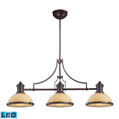 Elk Chadwick ISLAND LIGHT in Oiled Bronze Finish Model: 66235-3-LED