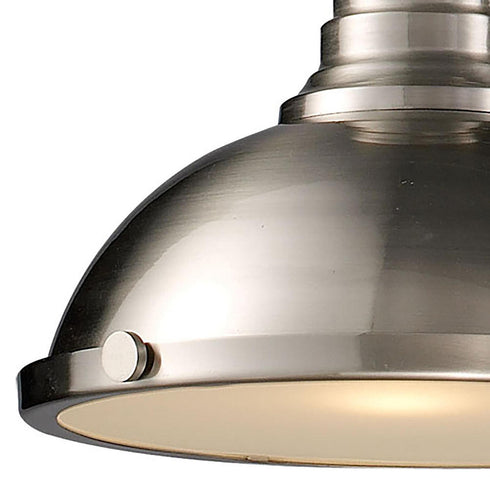 Elk Chadwick ISLAND LIGHT in Satin Nickel Finish Model: 66125-3