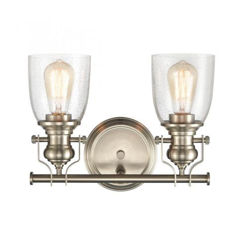 Elk Chadwick VANITY LIGHT in Satin Nickel Finish Model: 66625-2