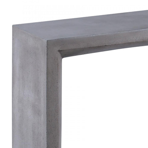 Elk Chamfer CONSOLE TABLE DESK in Polished Concrete Finish Model: 157-079