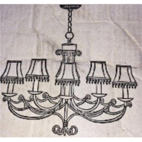 Elk CHANDELIER in Brown Finish Model: 466-GB-SH3