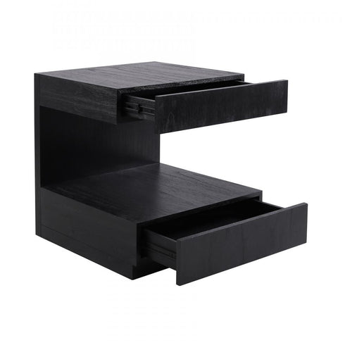 Elk Checkmate Accent Table in Checkmate Black Model: S0075-9866