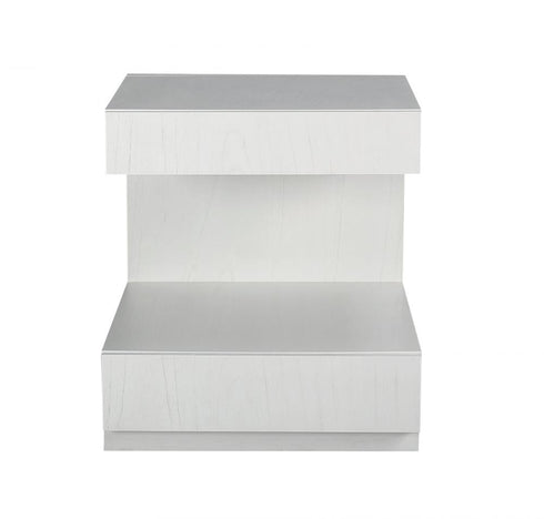 Elk Checkmate Accent Table White in Checkmate White Finish Model: S0075-9967