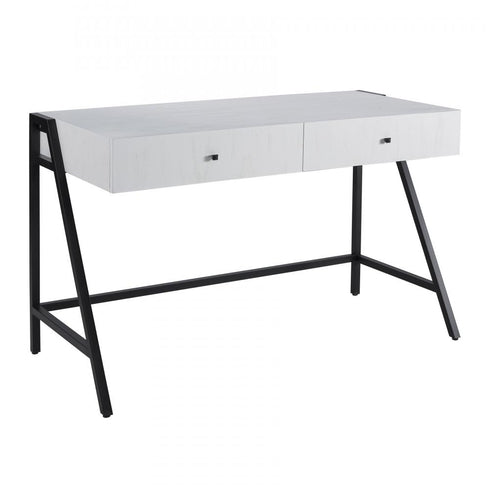Elk Checkmate Desk in Checkmate White Model: S0075-9865