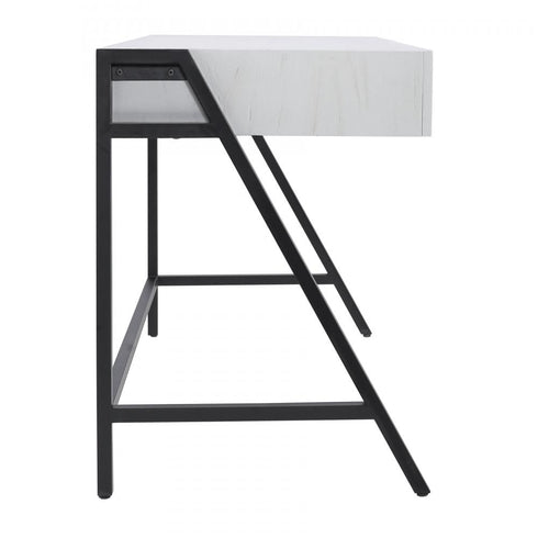 Elk Checkmate Desk in Checkmate White Model: S0075-9865