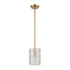 Elk Chiseled Ice MINI PENDANT in Satin Brass Finish Model: 60194/1