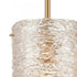 Elk Chiseled Ice MINI PENDANT in Satin Brass Finish Model: 60194/1