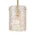 Elk Chiseled Ice MINI PENDANT in Satin Brass Finish Model: 60194/1