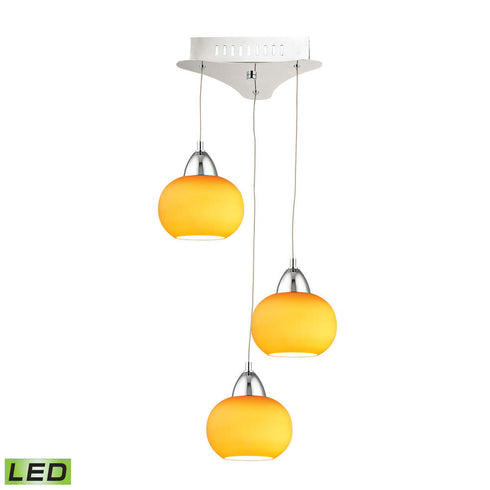 Elk Ciotola 3 Light MINI PENDANT in Chrome Finish Model: LCA403-8-15
