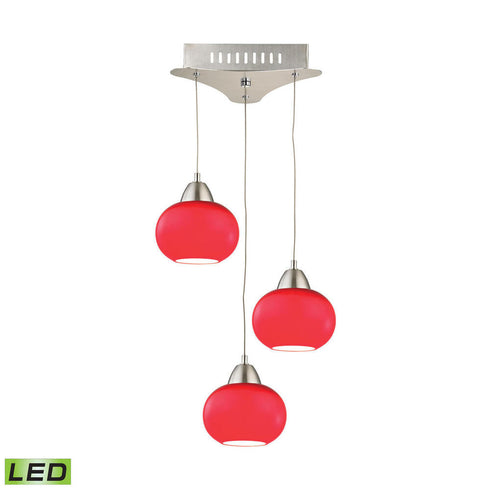 Elk Ciotola 3 Light MINI PENDANT in Satin Nickel Finish Model: LCA403-11-16M
