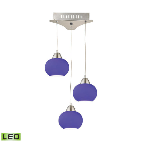 Elk Ciotola 3 Light MINI PENDANT in Satin Nickel Finish Model: LCA403-7-16M