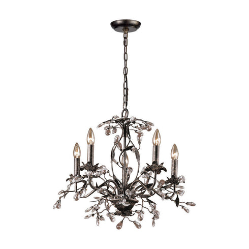 Elk Circeo CHANDELIER in Deep Rust Finish Model: 8053/5