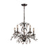 Elk Circeo CHANDELIER in Deep Rust Finish Model: 8053/5