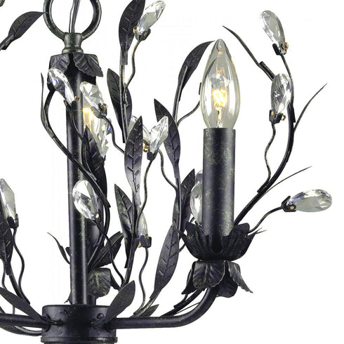 Elk Circeo CHANDELIER in Deep Rust Finish Model: 8058/3