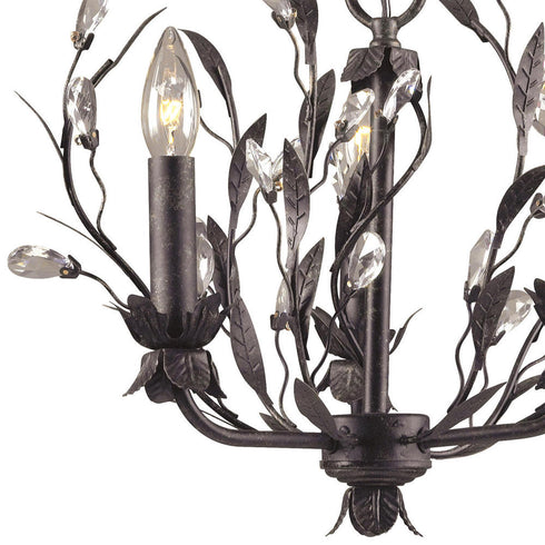 Elk Circeo CHANDELIER in Deep Rust Finish Model: 8058/3