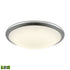 Elk Clancy 1 Light FLUSH MOUNT in Chrome Finish Model: FML4550-10-15