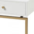 Elk Clancy ACCENT TABLE in White Finish Model: 3169-143