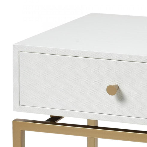 Elk Clancy ACCENT TABLE in White Finish Model: 3169-143