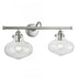 Elk Clara 9 Inch Wide 2 Light Vanity Light in Architectural Bronze Model: 8262-AR-CL