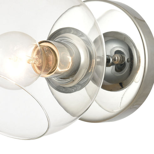 Elk Claro VANITY LIGHT in Polished Chrome Finish Model: 18373/1