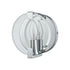 Elk Clasped Glass VANITY LIGHT in Polished Chrome Finish Model: 81340/1
