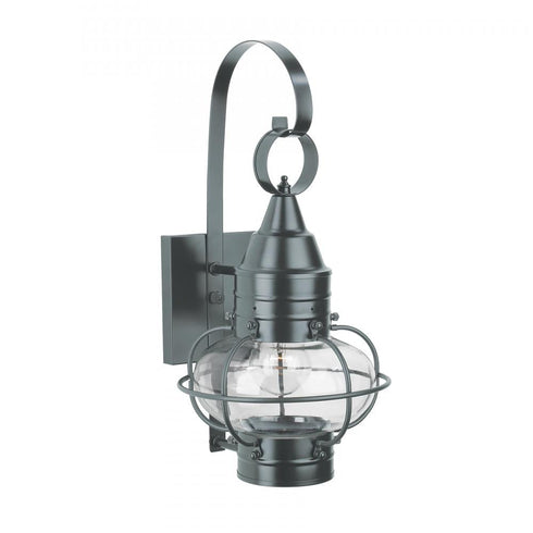 Elk Classic Onion 16 Inch High 1 Light Outdoor Sconce Gun Metal in Gunmetal Finish Model: 1513-GM-CL