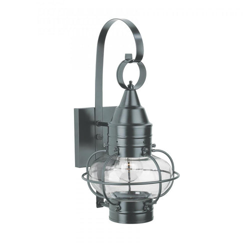 Elk Classic Onion 16 Inch High 1 Light Outdoor Sconce Gun Metal in Gunmetal Finish Model: 1513-GM-CL