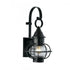 Elk_discontinued Classic Onion 17.75 Inch High 1 Light Outdoor Sconce in Black Model: 1613-BL-CL