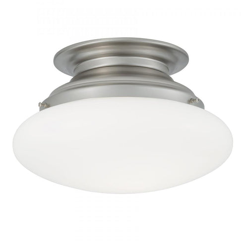 Elk Clayton 12 Inch Wide 2 Light Flush Mount in Brushed Nickel Model: 5370-BN-SO