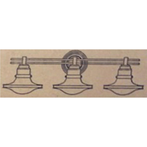 Elk Cleftwick VANITY LIGHT in Brown Finish Model: 9028/3WCHR