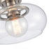 Elk Clement 13 Inch Wide 1 Light Semi Flush Mount Antique Nickel Model: 89754/1