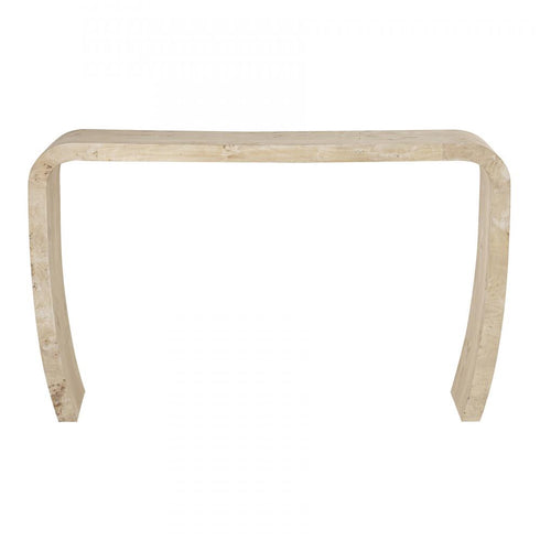 Elk Clip Console Table in White Burl Model: H0895-10849